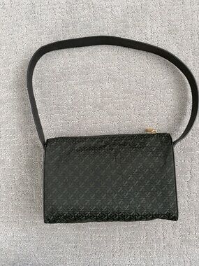 Loewe Black and Green Patterned Shoulder Bag